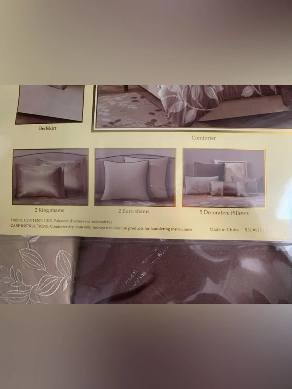 Angelica 12-Piece Embellished Bedding Ensemble comforter set